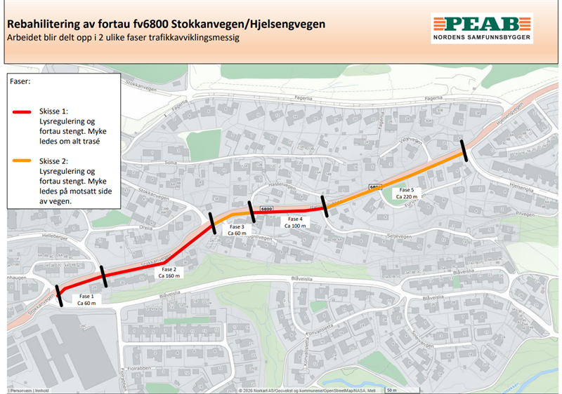 Kart med lysregulering