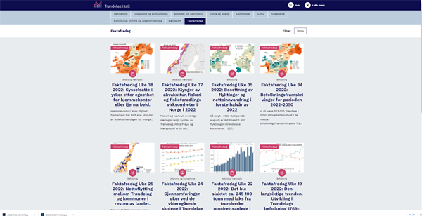 Trøndelag i tall nettside