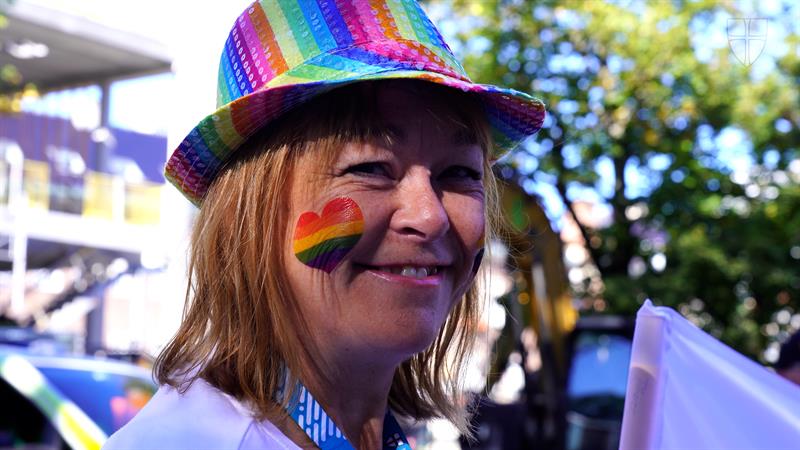 Fra Pridetoget i Trondheim. Bilde
