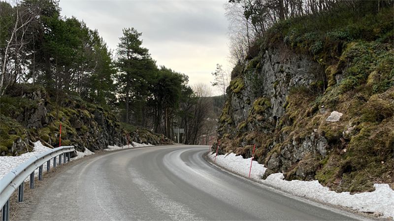 Fylkesvei 710 Ingdalsveien. Bilde